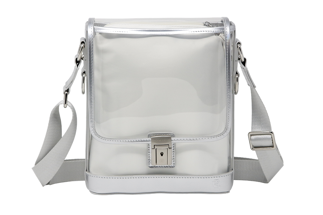 Messenger (Silver Holographic Leather, Platinum Liner) - Buy with Prime