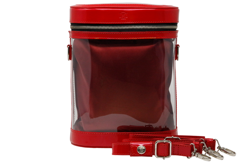 Convertible Red Holographic Patent Leather Bundle