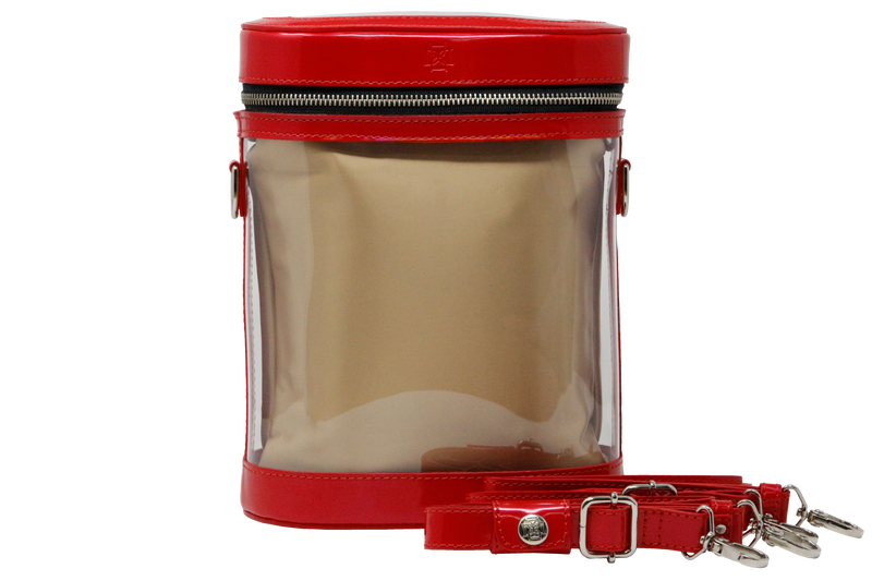 Convertible Red Holographic Patent Leather Bundle