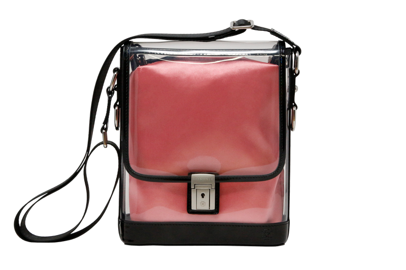 Messenger Black Holographic Patent Leather