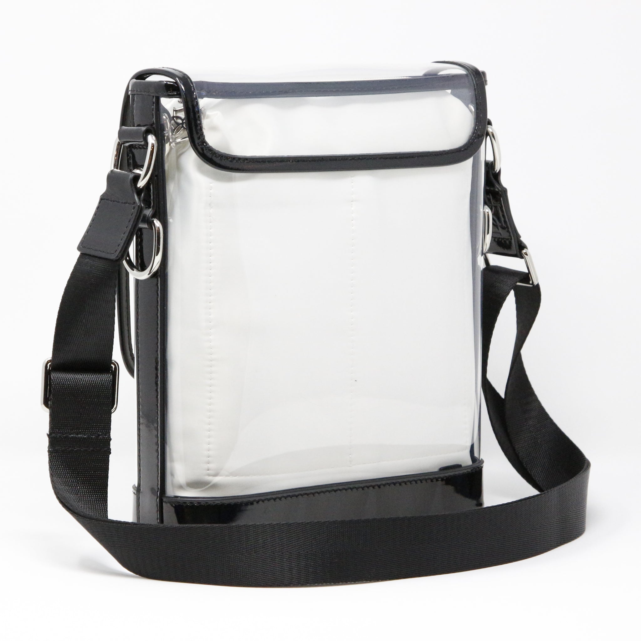 Messenger (Black Holographic Leather, Platinum Liner) - Buy with Prime