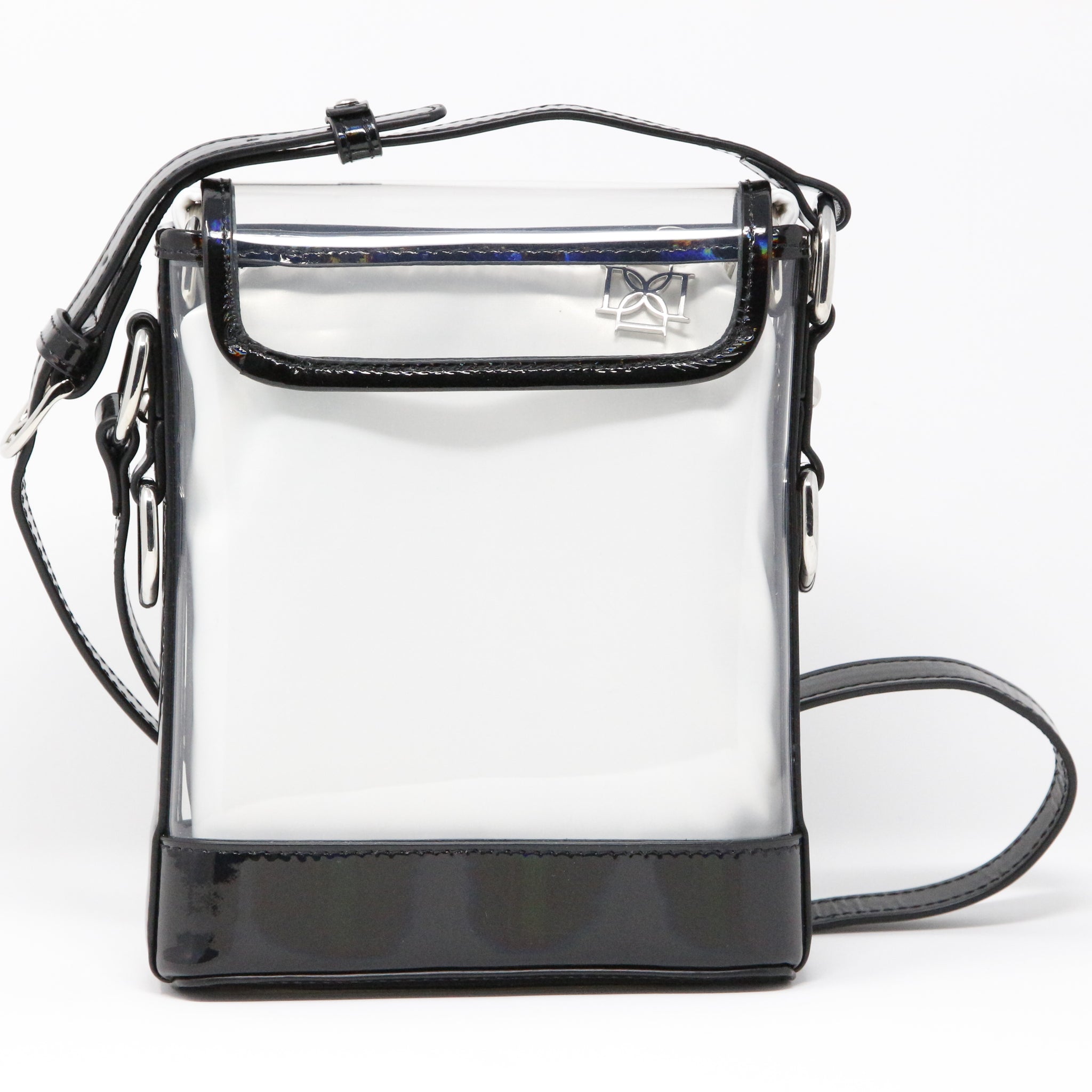 Memo (Black Holographic Leather, Platinum Liner) - Buy with Prime