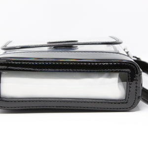 Memo - Black Holographic Patent Leather