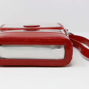 Memo (Red Holographic Leather, Platinum Liner) - Buy with Prime