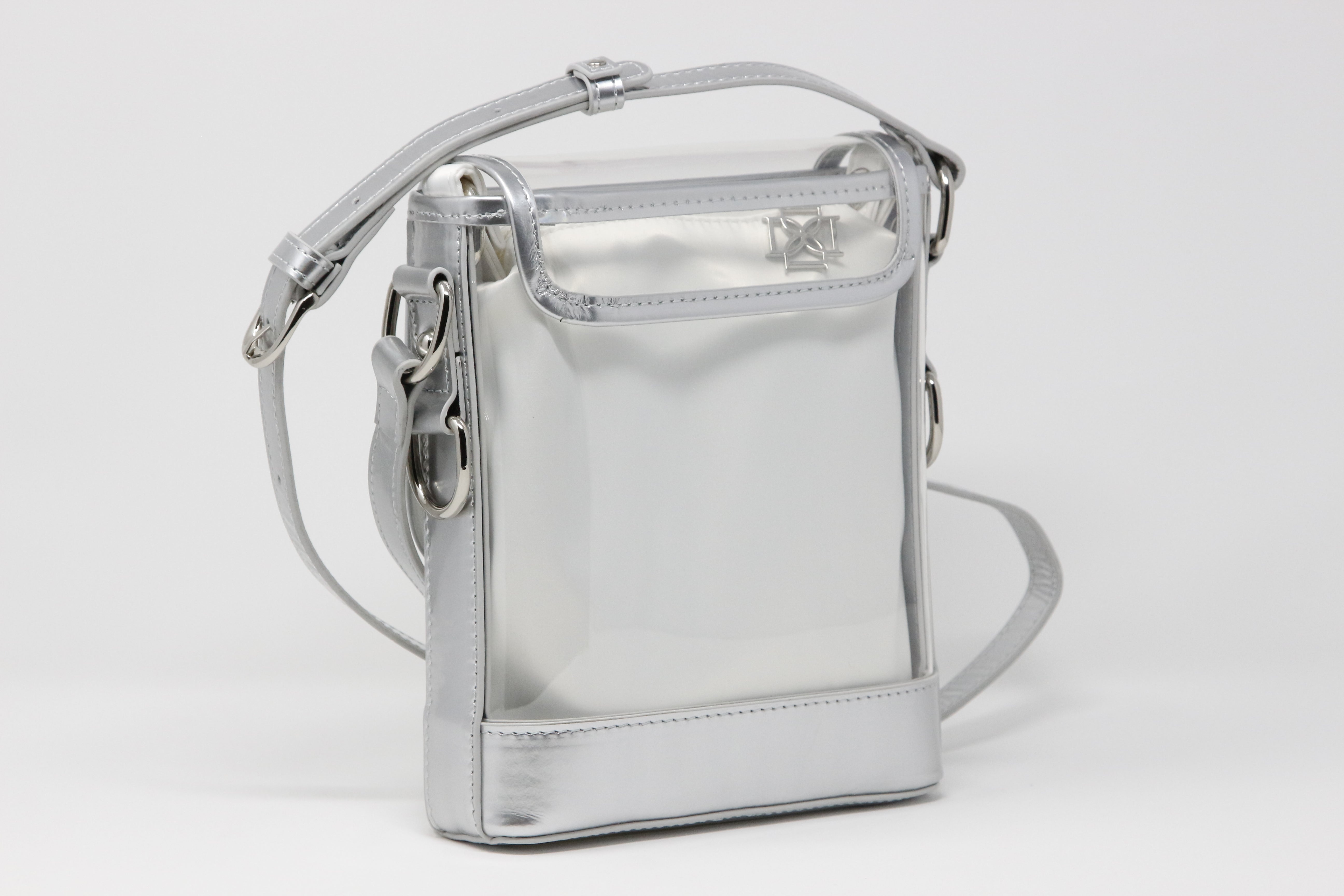 Memo - Silver Holographic Patent Leather – Dominie Luxury
