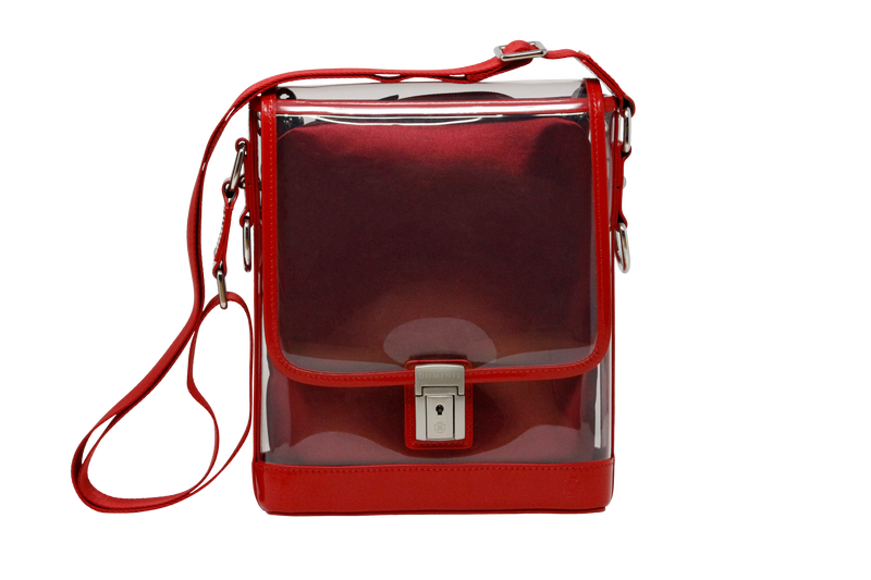 Messenger Red Holographic Patent Leather Bundle