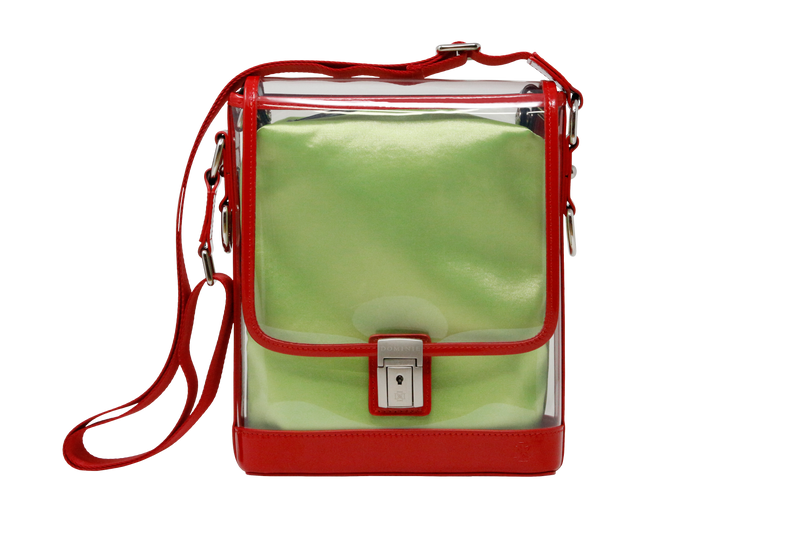 Messenger Red Holographic Patent Leather Bundle
