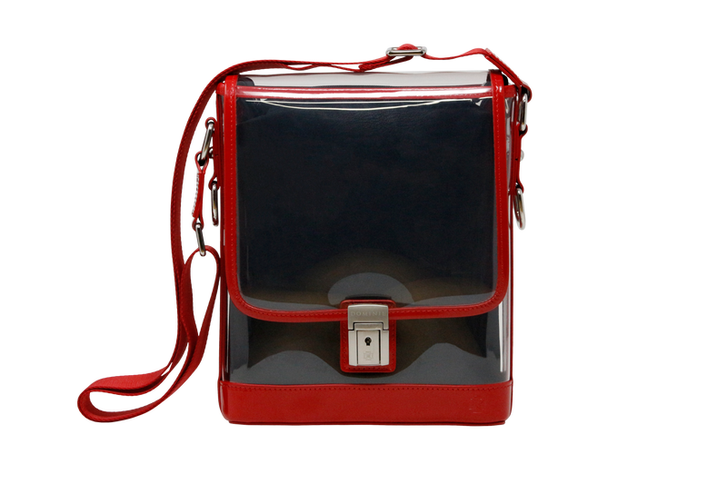 Messenger Red Holographic Patent Leather Bundle