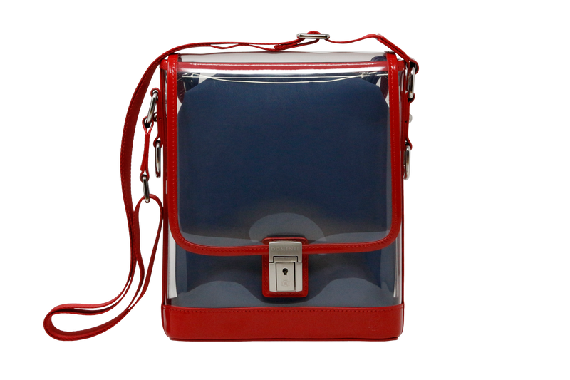 Messenger Red Holographic Patent Leather Bundle