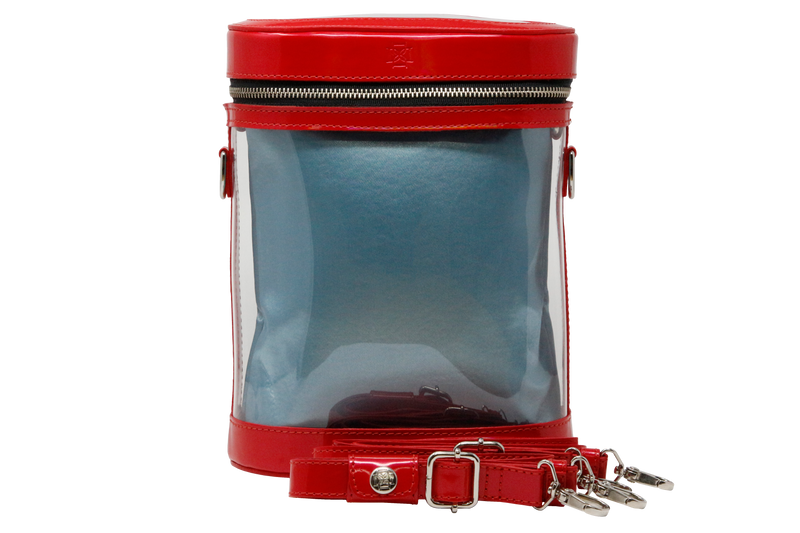 Convertible Red Holographic Patent Leather Bundle