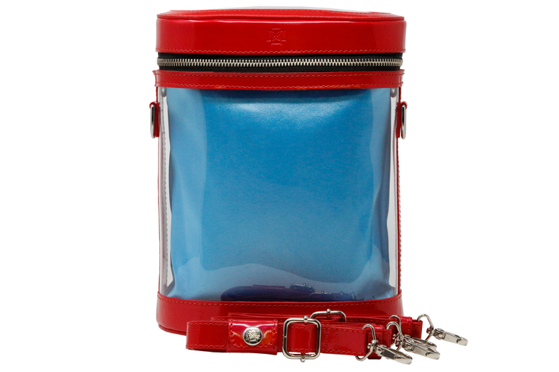Convertible Red Holographic Patent Leather Bundle