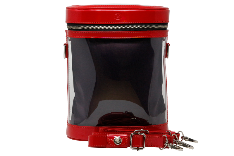 Convertible Red Holographic Patent Leather Bundle