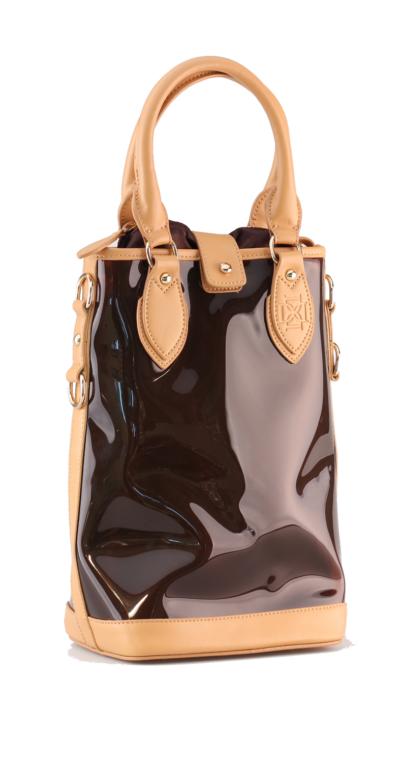 Auction: A plastic and leather tote bag, Louis Vuitton Cabas Ambre