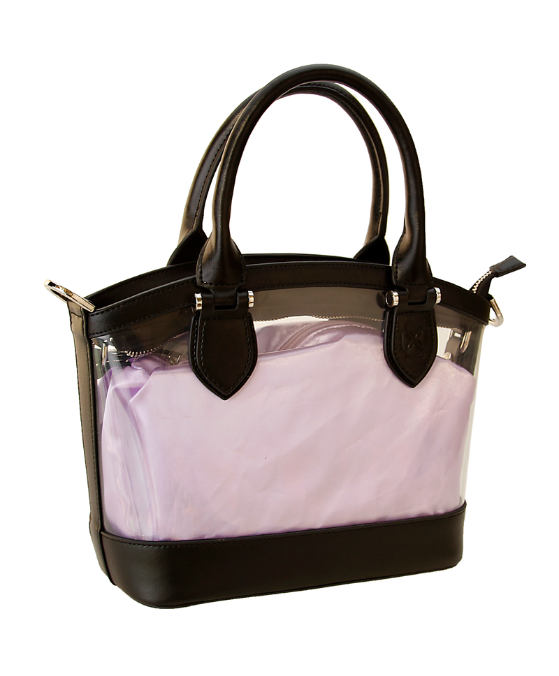 D Handbag Black Leather Trim Bundle