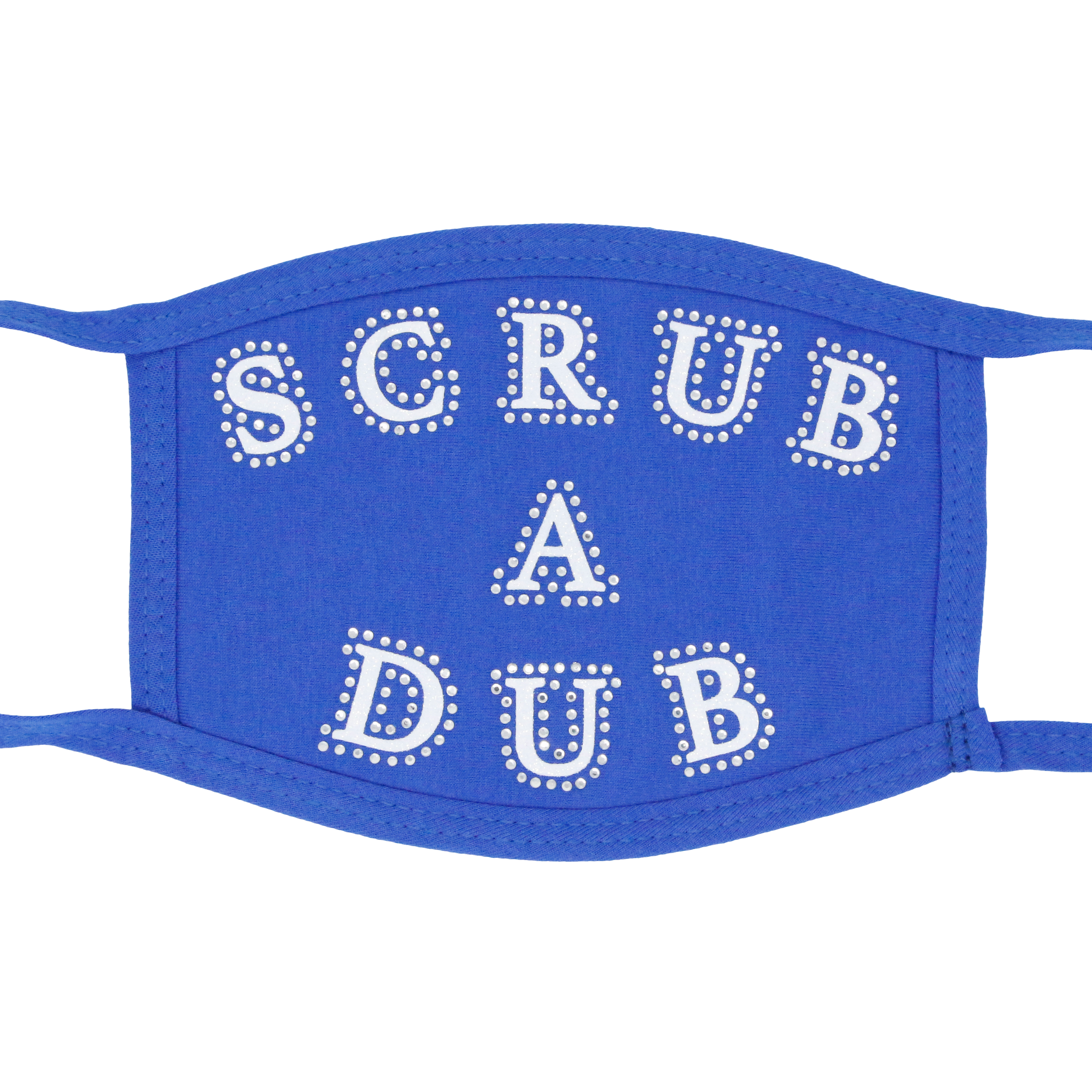 Blue Mask with Scrub a Dub