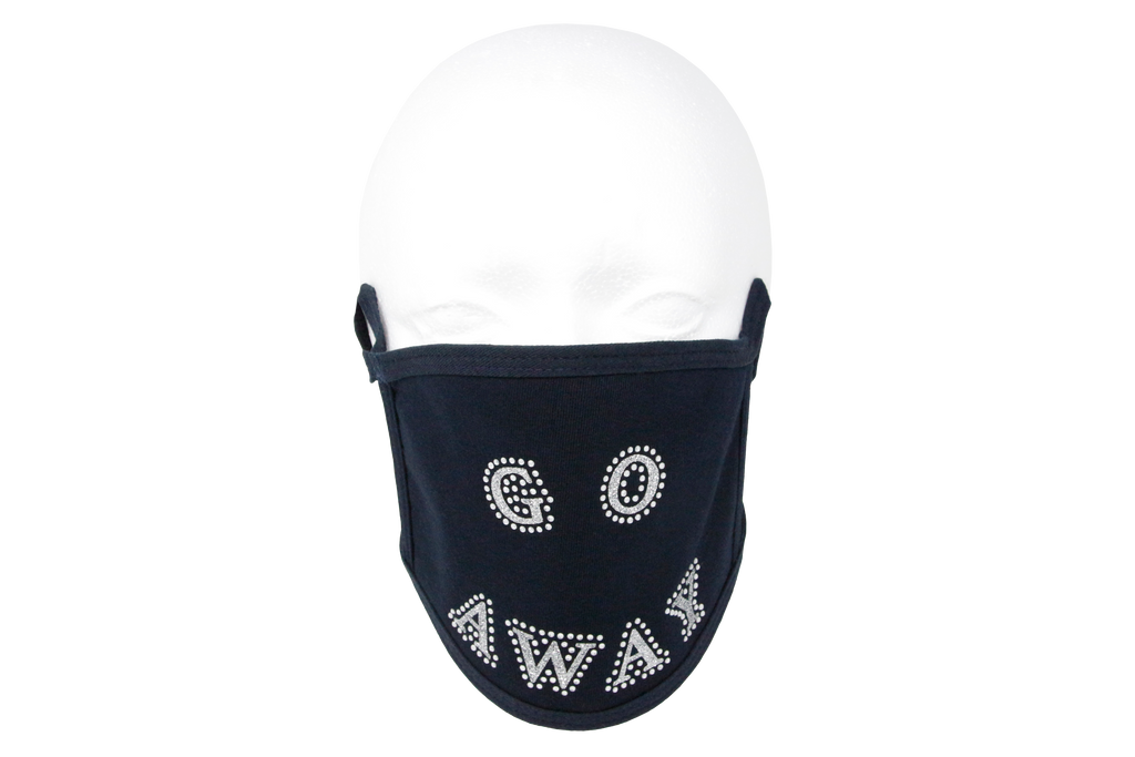 Navy Mask with Go Away