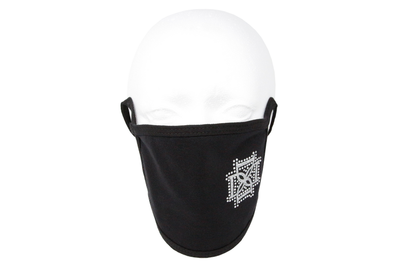 Black Mask with Silver 4D
