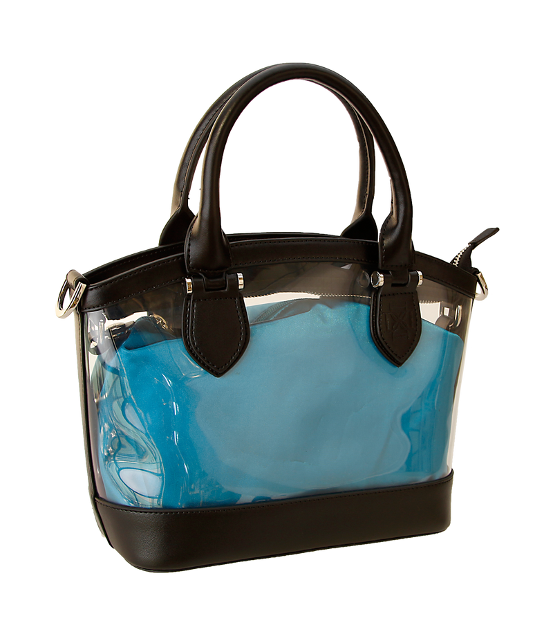 D Handbag Black Leather Trim Bundle