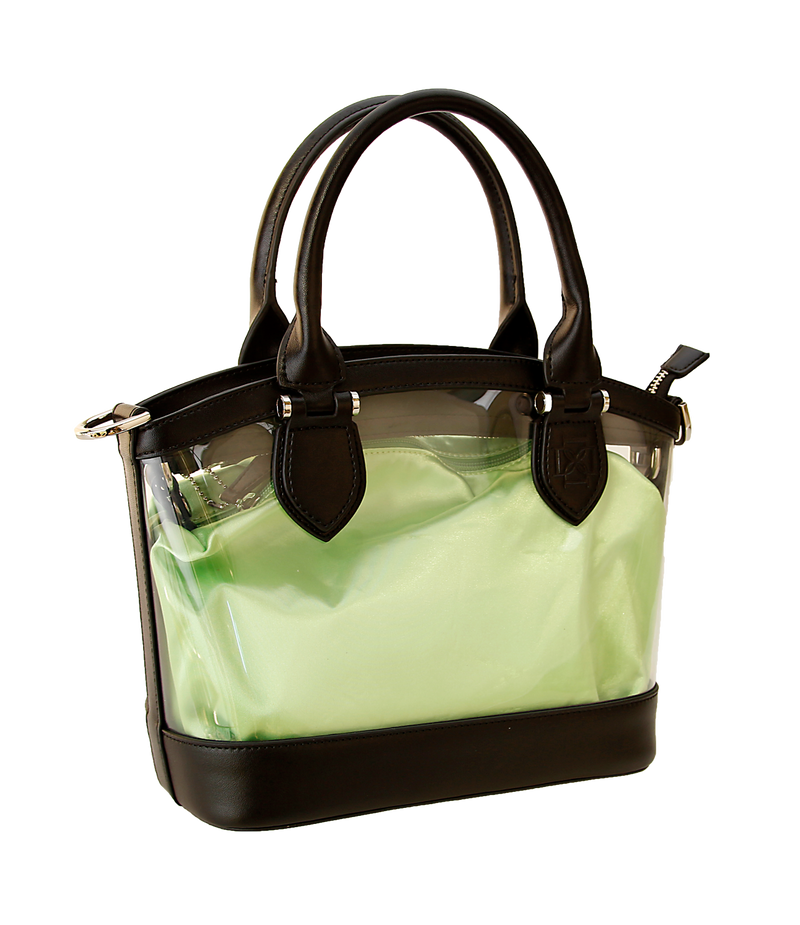 D Handbag Black Leather Trim Bundle