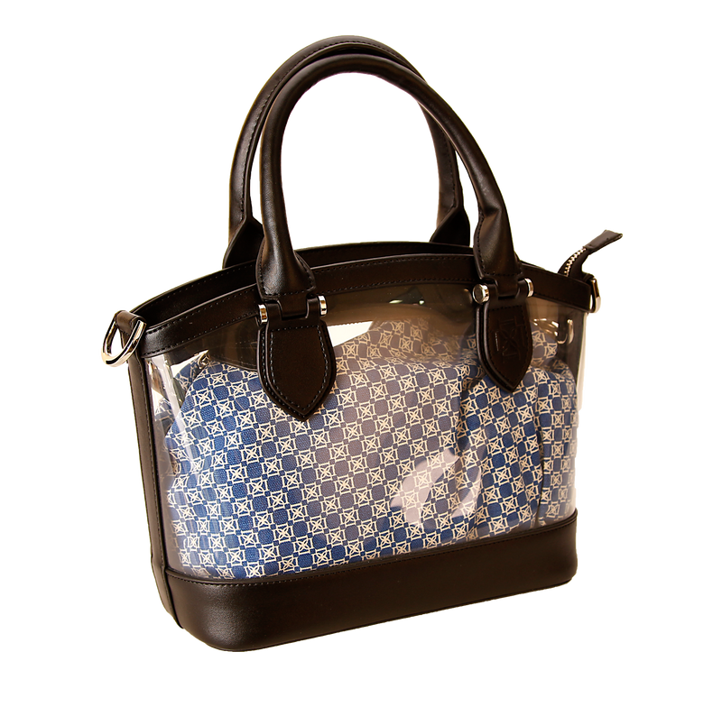 D Handbag Black Leather Trim Bundle